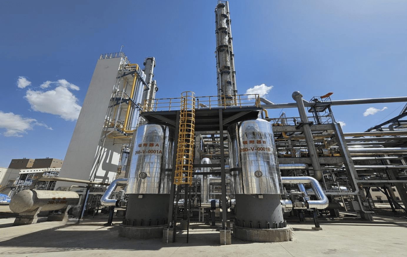 中泰深冷液氮洗技術(shù)助力金昌項(xiàng)目打通全流程